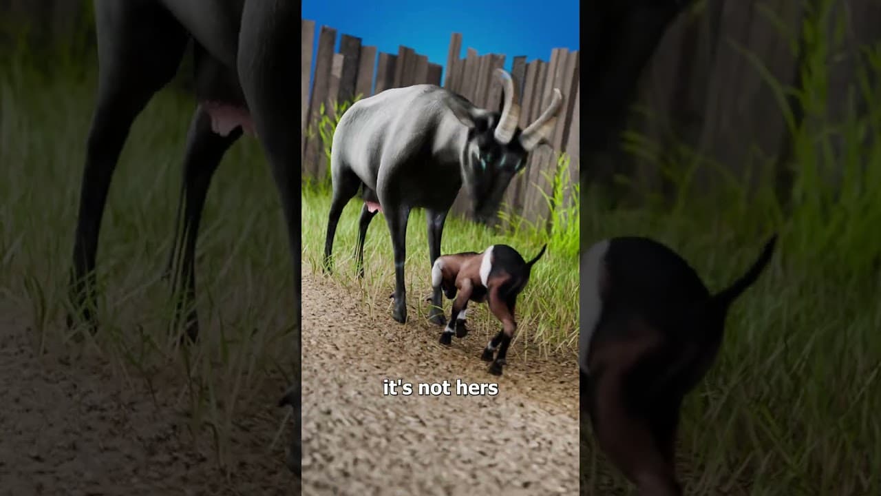 How To Trick A Mother Goat Into Adoption 🤔