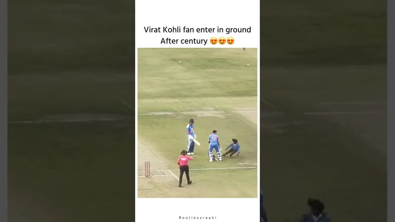 Virat Kohli fan enter in ground after century #short #viral #cricketbuzz #indvssa #kingkohli #roko