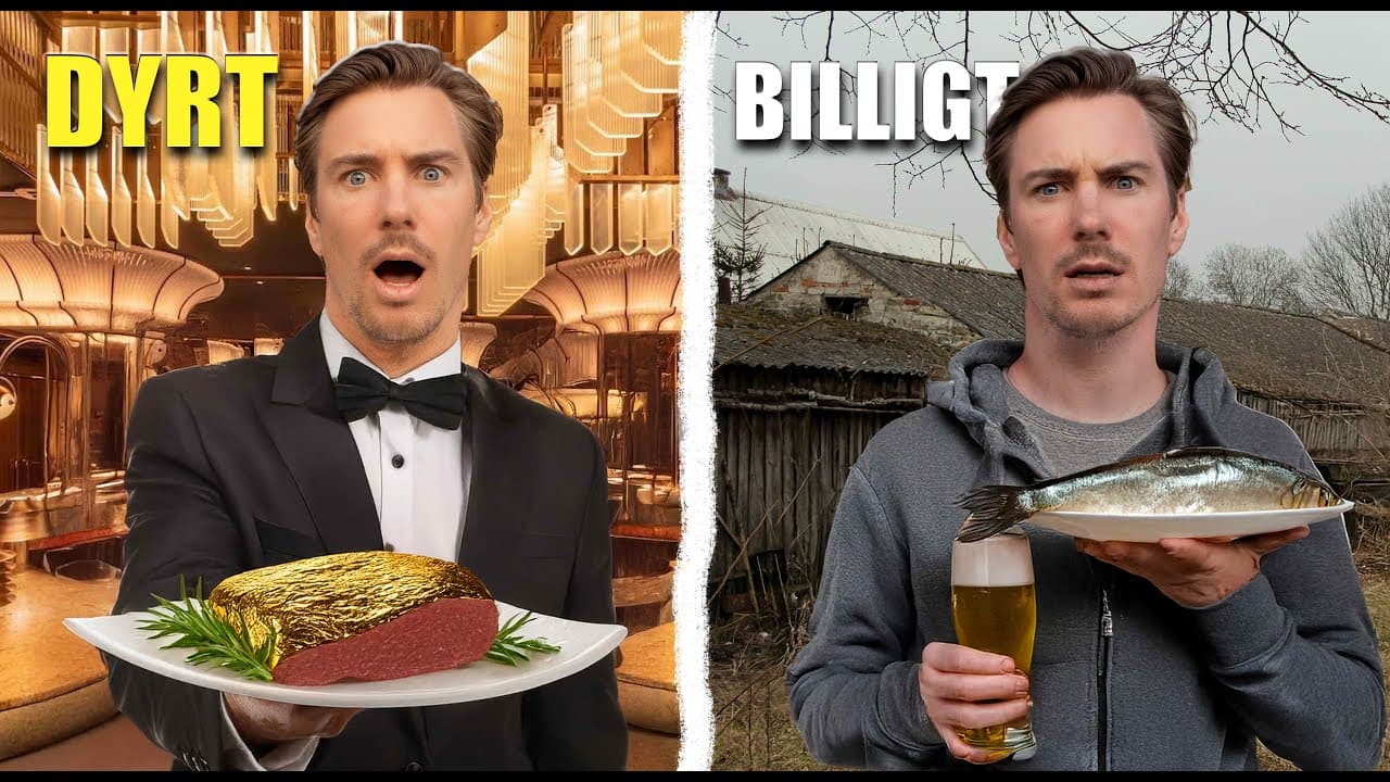 TESTAR KRAKOWS DYRASTE VS BILLIGASTE RESTAURANGER