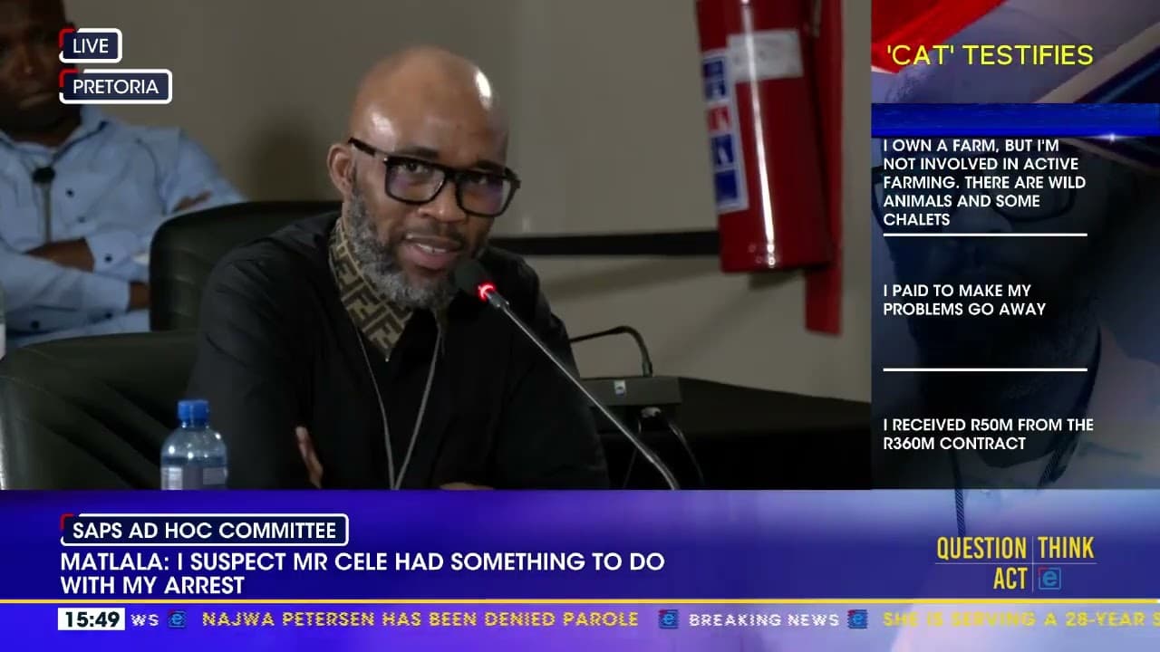 'Cat' Matlala: Brown Mogotsi is a con artist and Bheki Cele is an extortionist