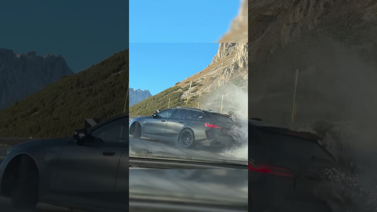 M5 G99 Insane Drift Como and Walltap! #bmw #m5 #drift