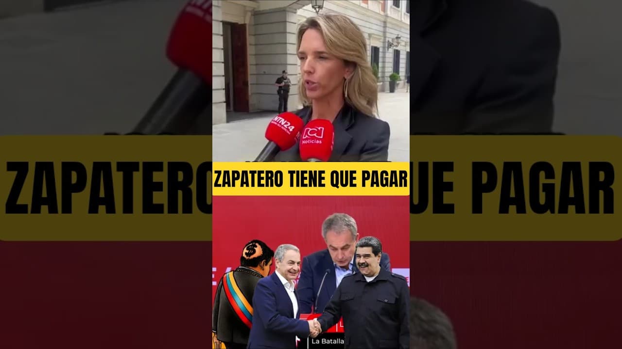 Cayetana apunto contra Zapatero #Venezuelalibre TRUMP Maduro