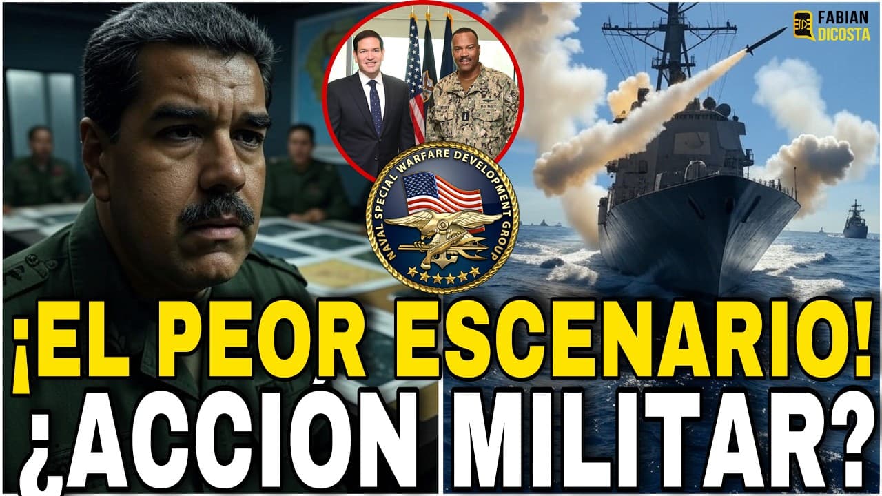 🔥 EL PEOR ESCENARIO PARA MADURO ¿SE VIENE UNA ACCIÓN MILITAR DE TRUMP EN VENEZUELA?