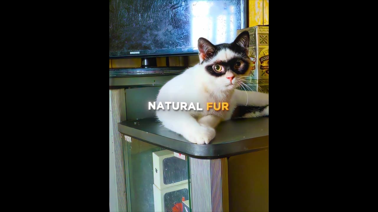 This Cat Is The Real SUPERHERO 🙀💜 #shorts