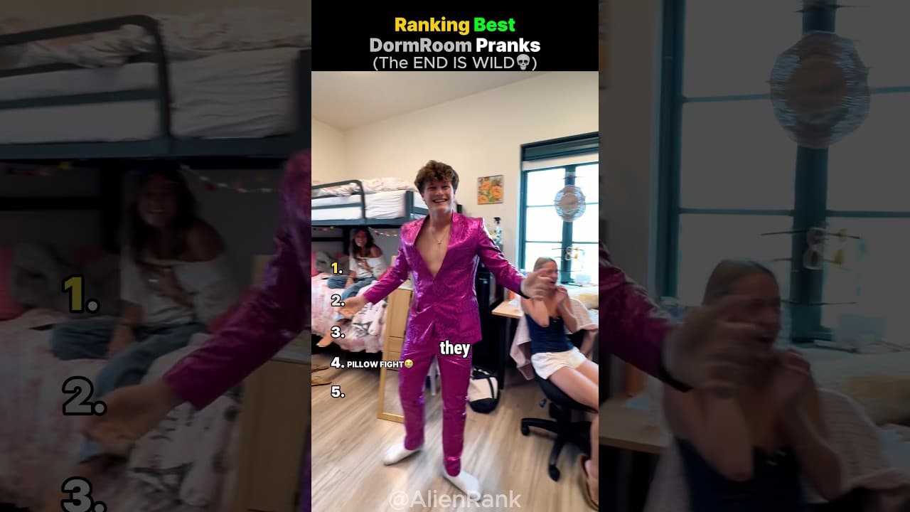 Ranking Best DormRoom Pranks😭💀 (Part 2)