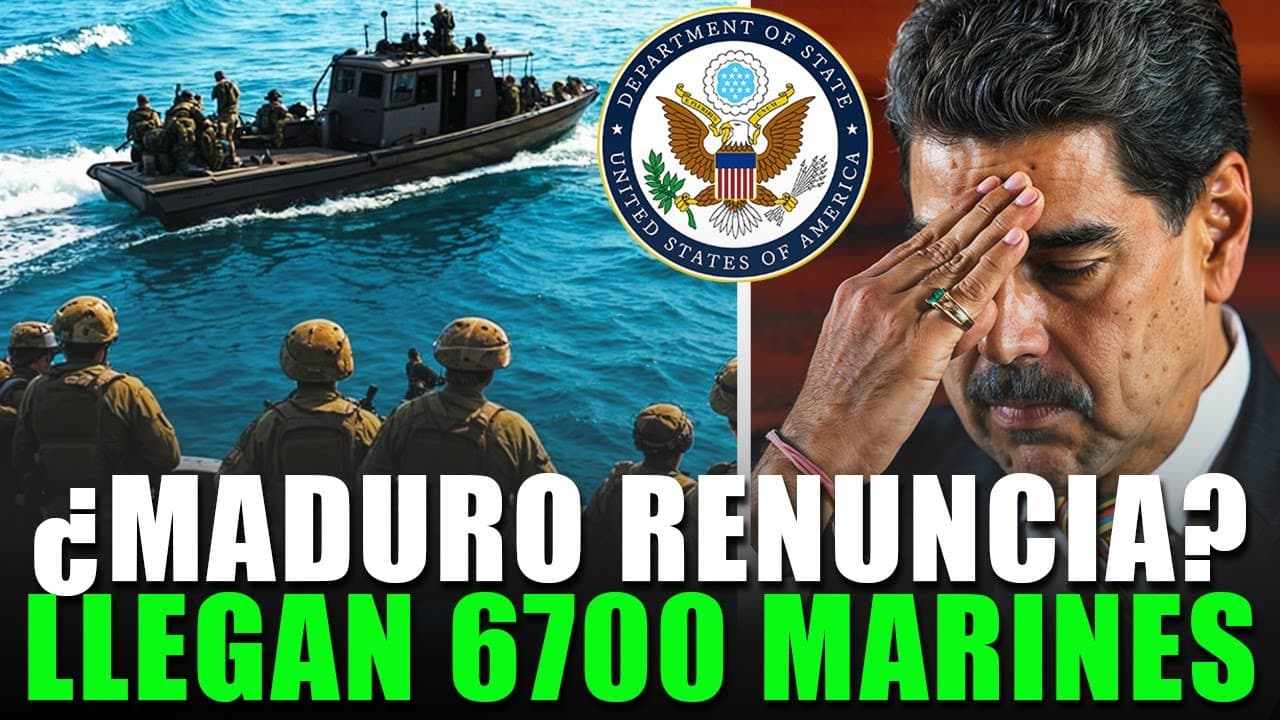 ¿MADURO SE VA DE VENEZUELA? EEUU ENVIA 2200 MARINES MAS PARA COMBATIR
