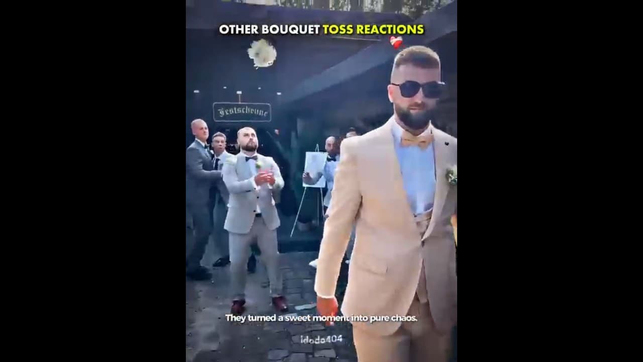 Other bouquet toss reactions but the last one 🥹❤️‍🩹