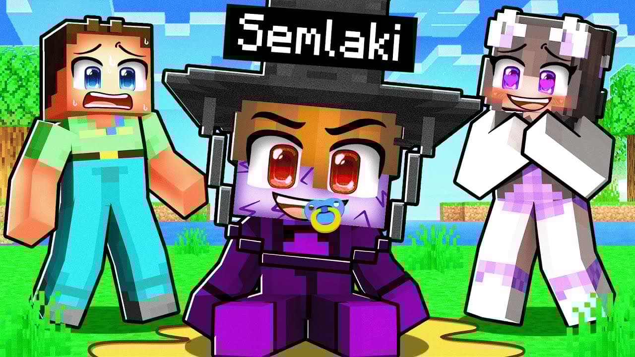 Ich spiele als BABY KPOP DEMON HUNTERS, um meine Freunde zu Pranken in Minecraft!