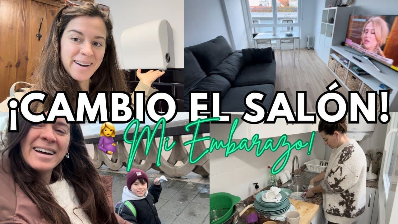 🤭CAMBIO TODO EL SALÓN Y ACTUALIZO COMO ME SIENTO EN EL EMBARAZO 🤰 