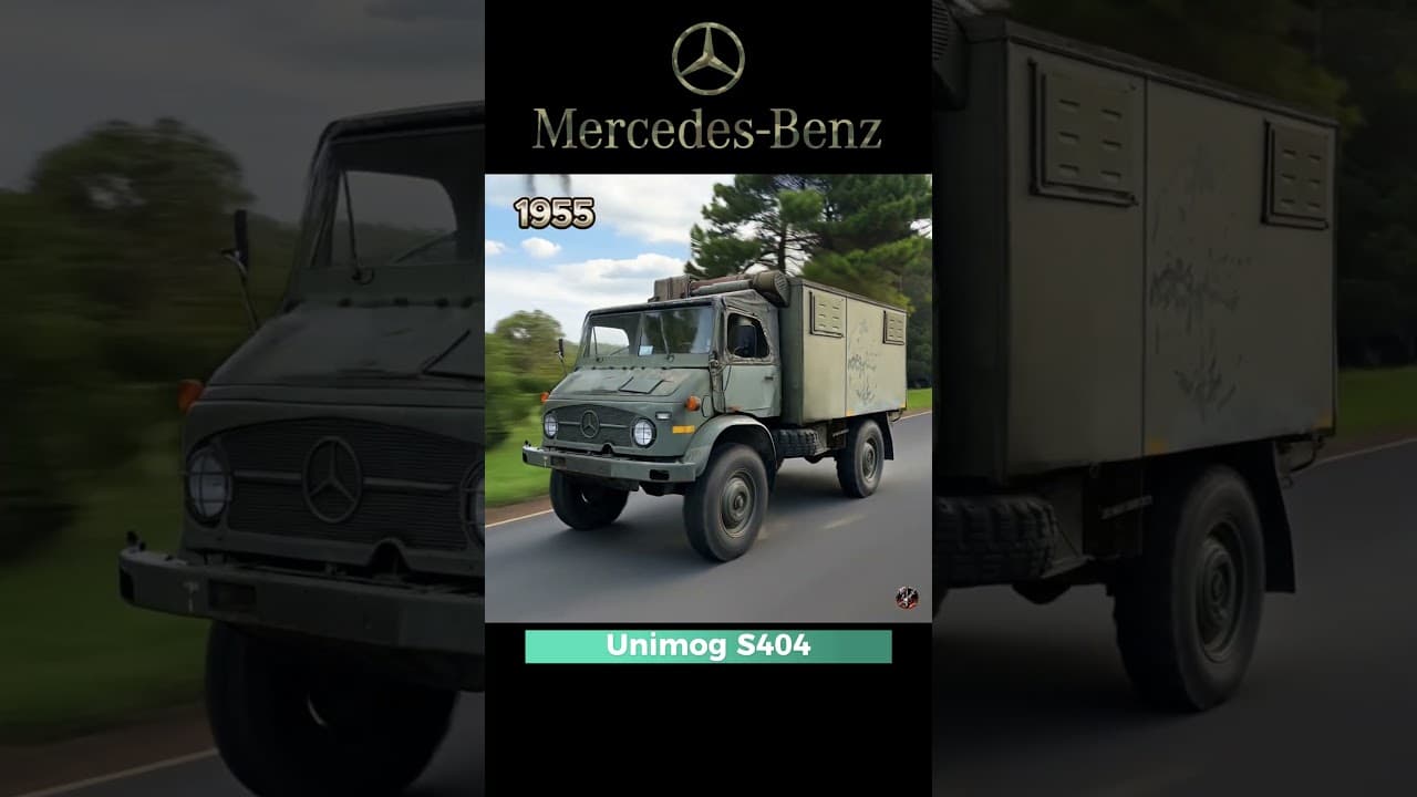 Mercedes Military Trucks Evolution (1914–2025)