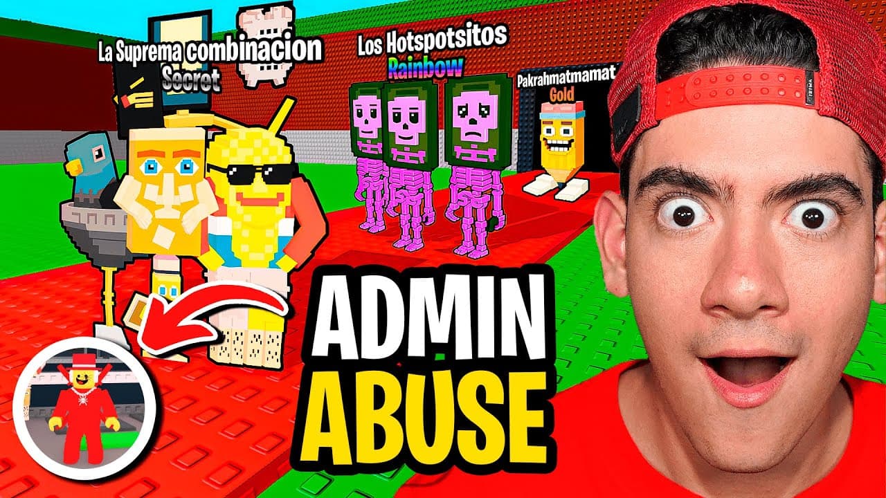 EL MAYOR ADMIN ABUSE de ROBA UN BRAINROT !! #TEAMSAMMY - TheDonato