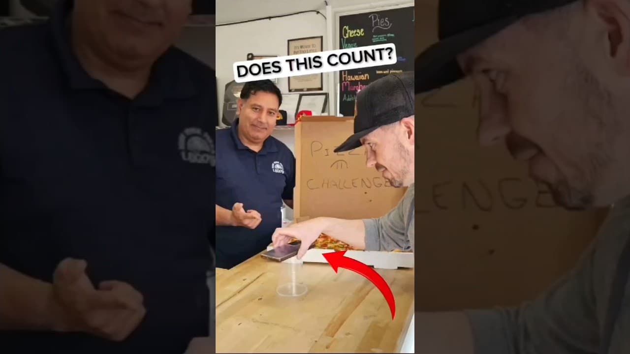 The rule was simple.The outcome wasn’t. #fyp #challenge #shorts #pizza #lugosnypizza