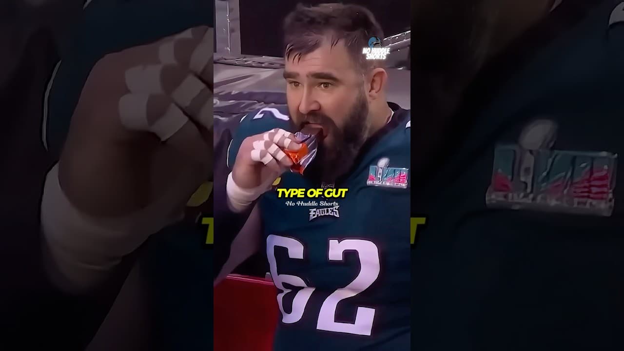 Jason Kelce’s Pre Game Accident 😂