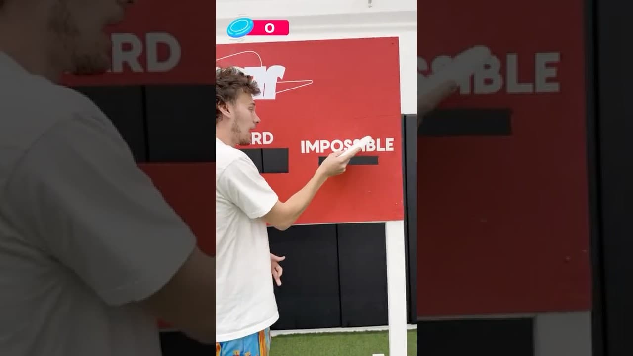 IMPOSSIBLE Frisbee Shot!