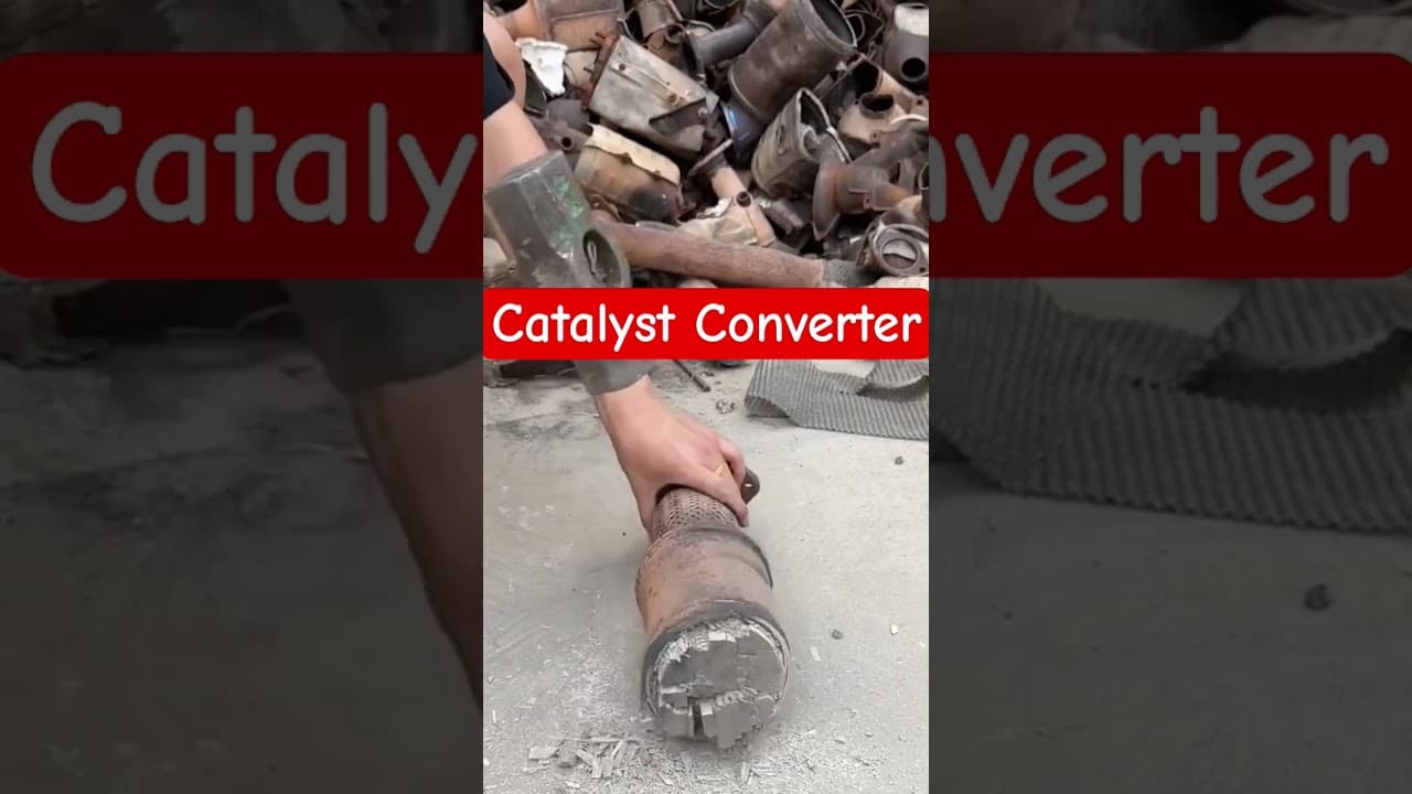 Catalytic Converter Material #ytshorts #automobile #tecnician #mechanic #shortsfeed
