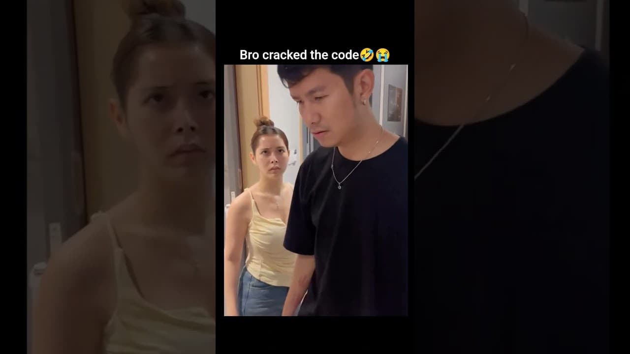 bro cracked the code 🤣😭 #music #love #trending #funny #funnyvideo #viral #couple #memes