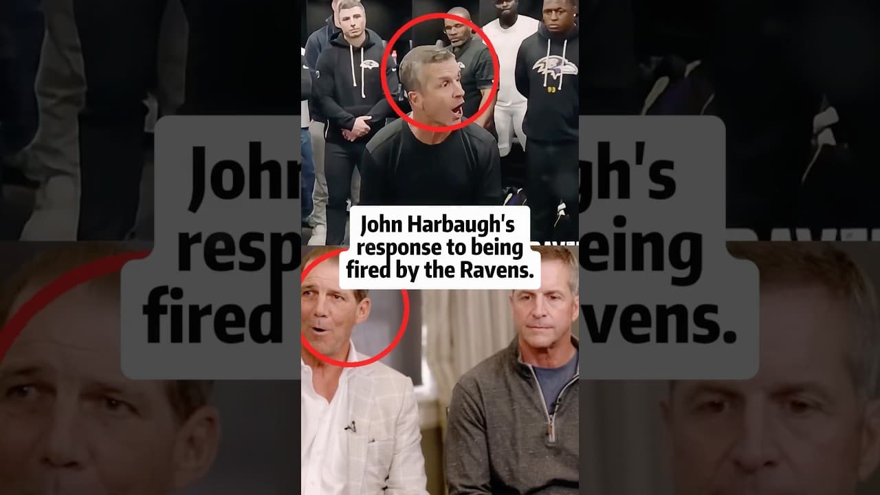 John Harbaugh’s response to being fired by the Ravens.-1 #shorts#johnharbaugh#nfl#ravens#celebrity