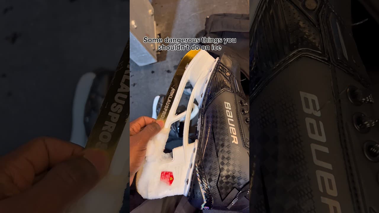 Dangerous things you shouldn’t do on ice #iceskating #skating #skate #hockey #figureskating