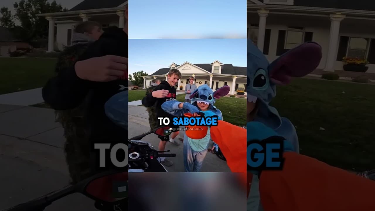 Biker Jumpsuit Gone Wrong 😱 Credit @Jeremiah_Staab