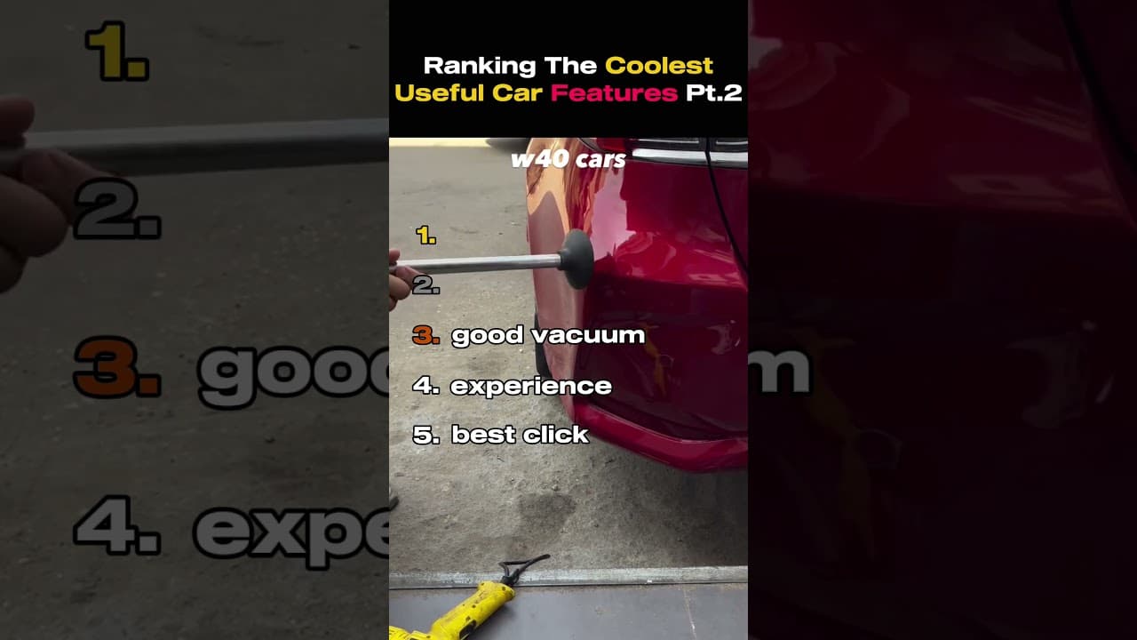 Ranking The Coolest Useful Car Features Pt.2