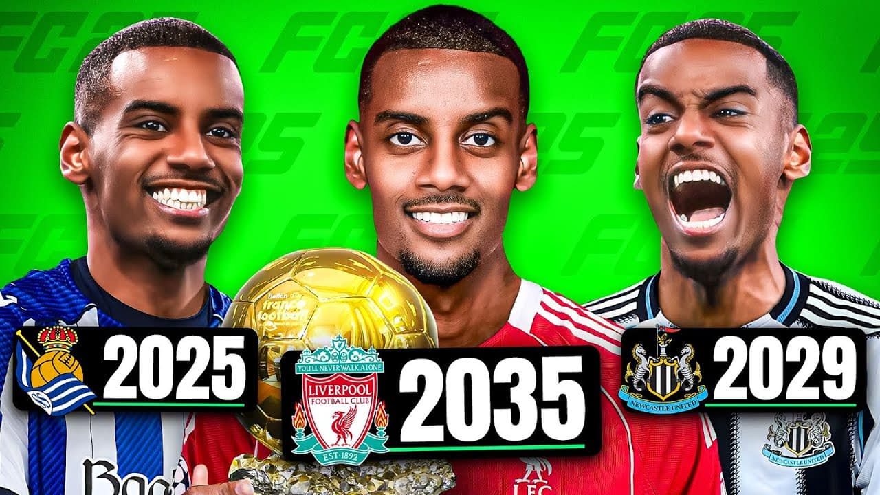 I Replayed the Career of Alexander Isak...