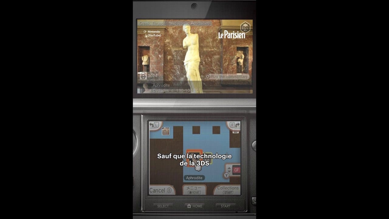 La Nintendo 3DS comme audioguide au Louvre, c'est fini !