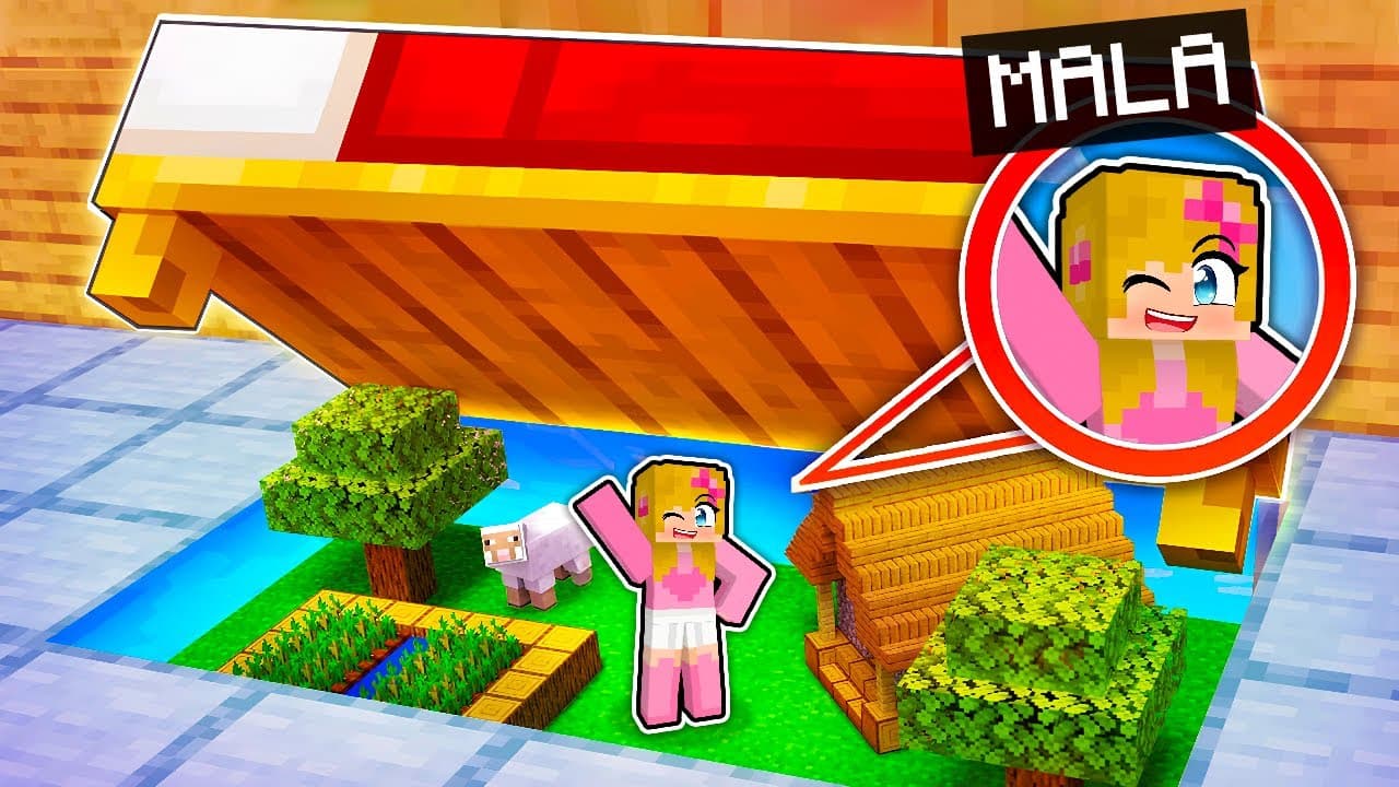 NAPRAVILI SMO TAJNU BAZU U KREVETU U MINECRAFTU!