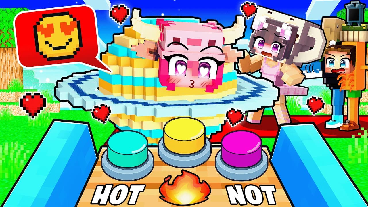 Ukri spielt HOT or NOT mit BRAINROTS in Minecraft!