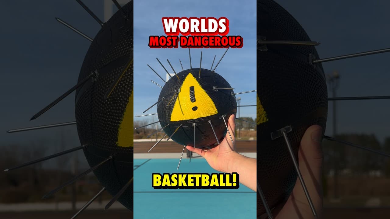 Dunking With The World’s Most DANGEROUS Basketball ⚠️