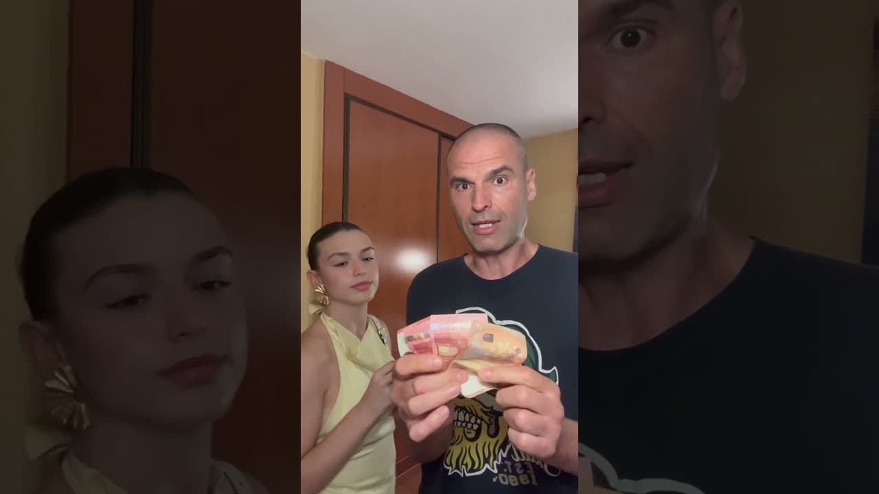 Reacción de Marta con matemáticas sin sentido 😂😂#padreehija #padreehija #humor