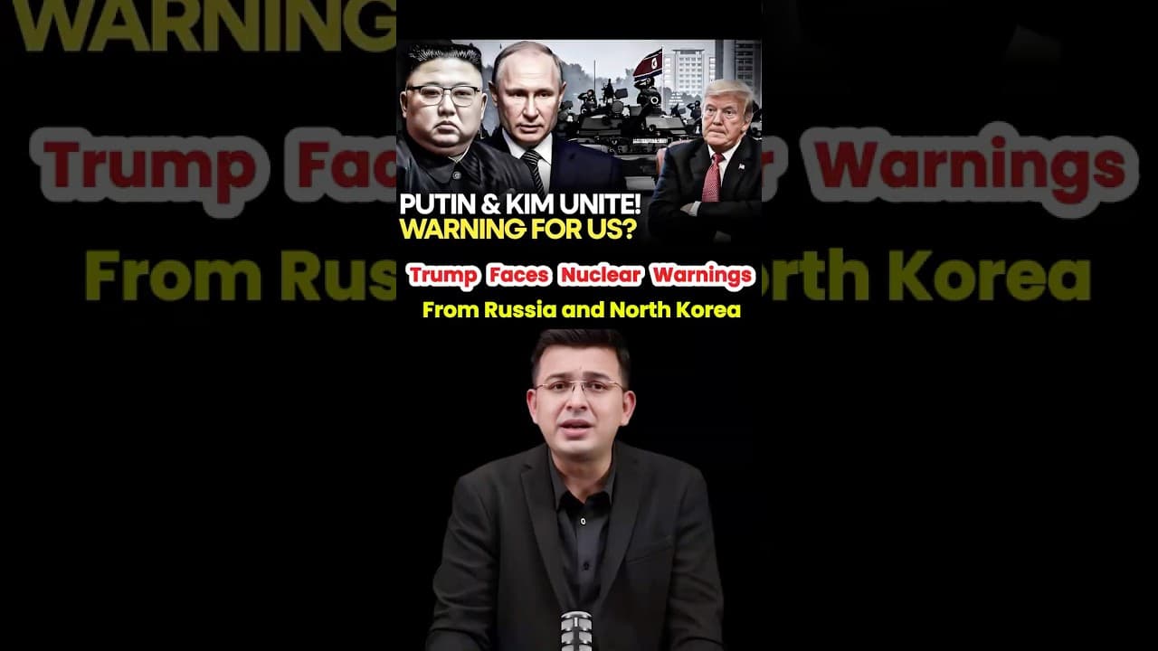 Kim Jong Un and Putin Send Nuclear Signals to Trump — A Dangerous Signal #donaldtrump #narendramodi