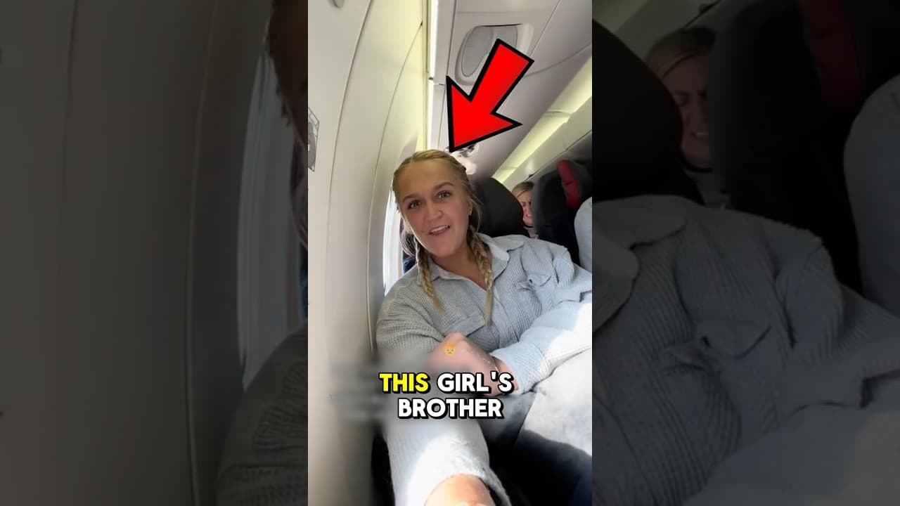 Pilot Surprises Sister During Flight! ✈️