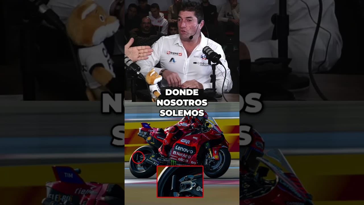 Tungsteno el cilindro negro que lleva Marc Márquez para conseguir agarre en la rueda trasera