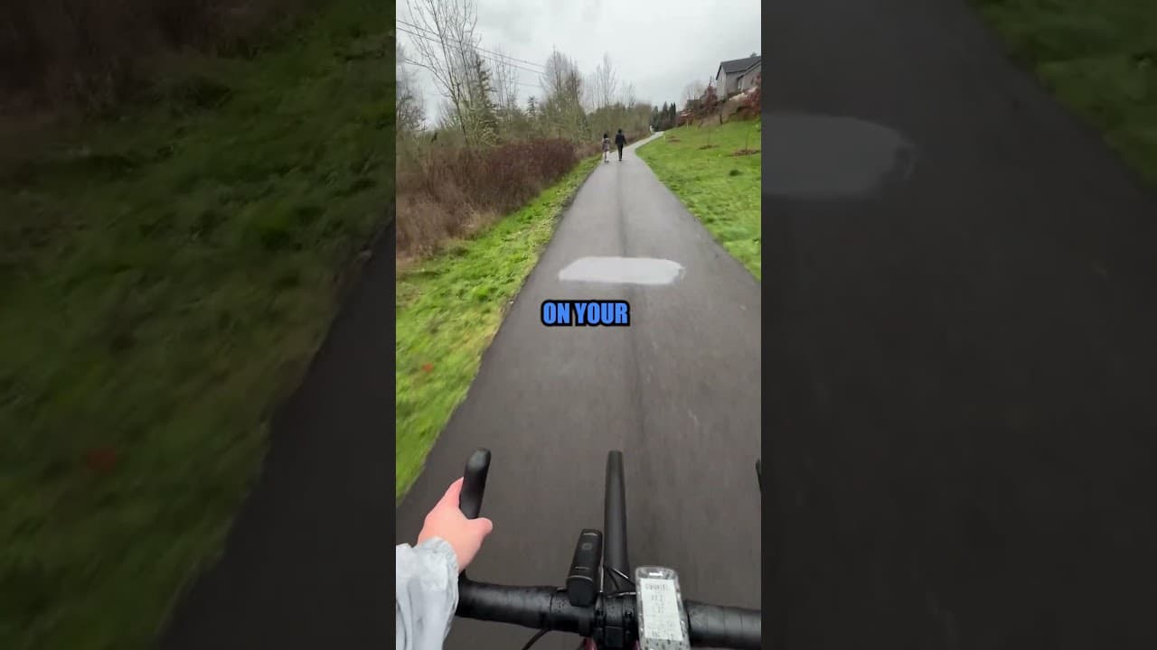 Biker Found The Most Effective Way To WARN Pedestrians 😂 (@jaxtomasko IG)