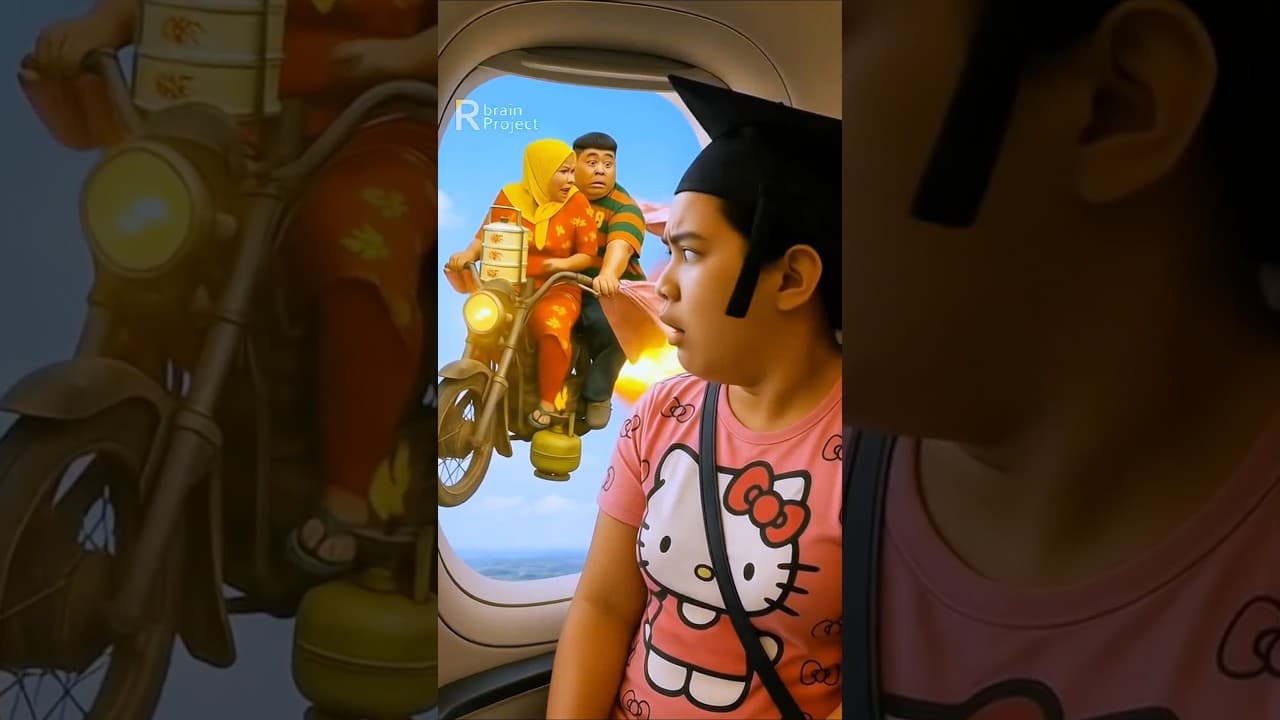 nyusul pesawat SI ENENG ketinggalan RANTANGnya🤣