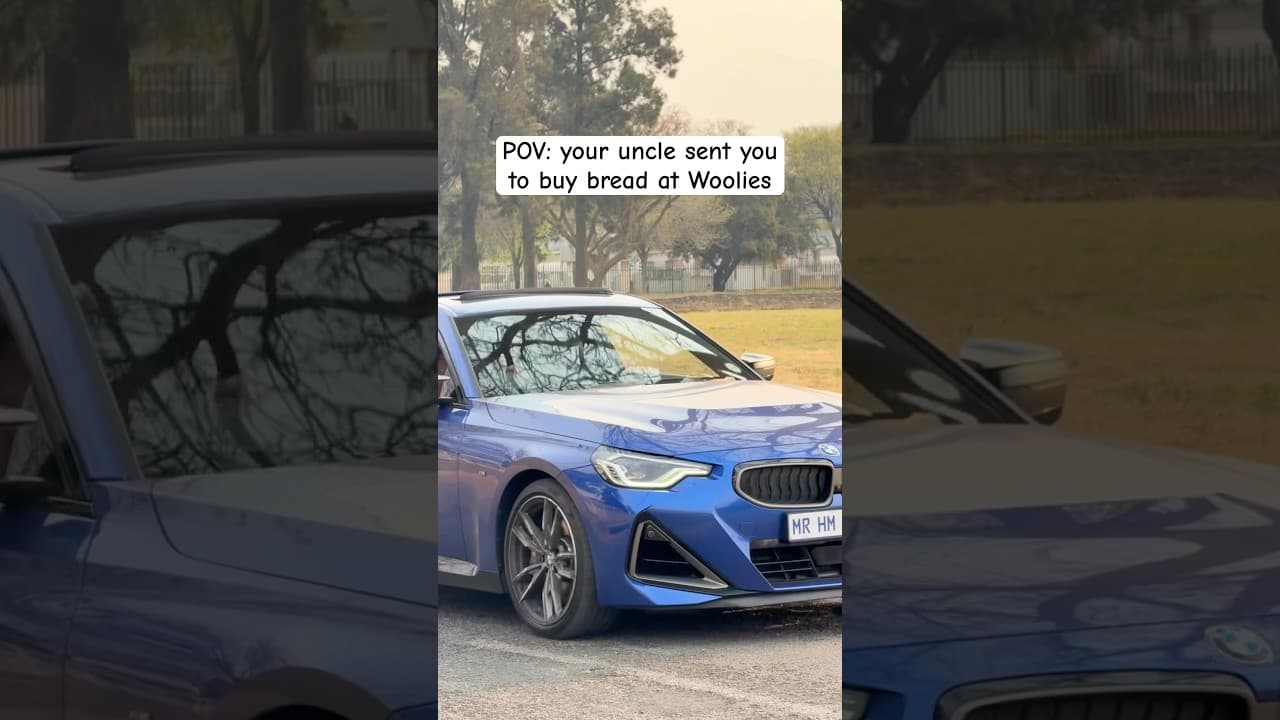 Your uncle gave you his BMW to buy bread at Woolies #bmw #cars #bread