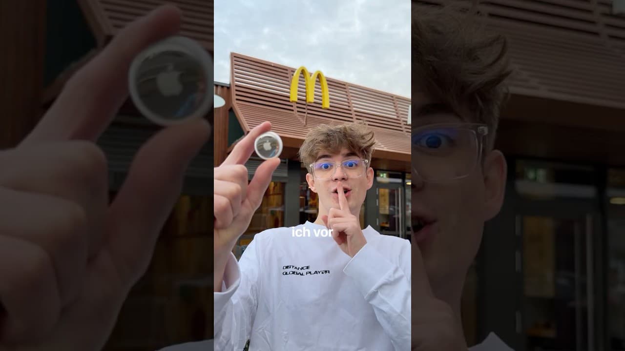 AirTag verstecken in der Stadt