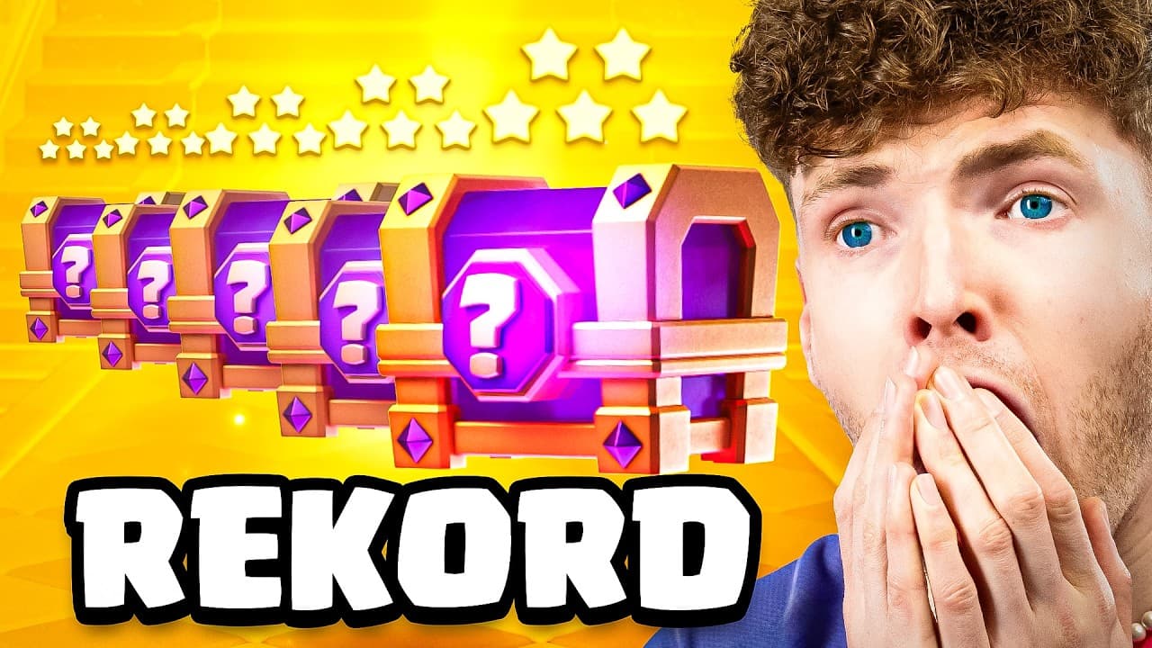😱🤯MEIN BESTES F2P OPENING JEMALS! (5x 5 STERNE) | Clash Royale Deutsch