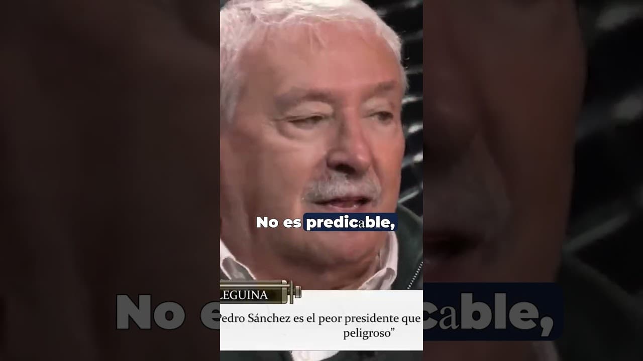 Leguina no se corta ni un poco contra Sánchez: “Es el presidente más peligroso”