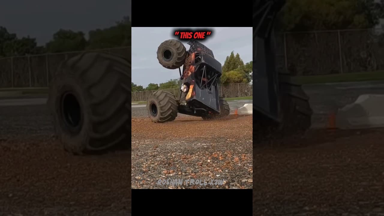 Others Monster truck vs The Last One ☠️🥶|
