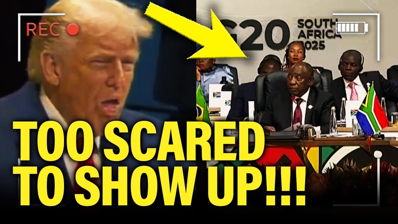 🚨WORLD Leaders DELIVER FATAL BLOW to ABSENT TRUMP at G20!!