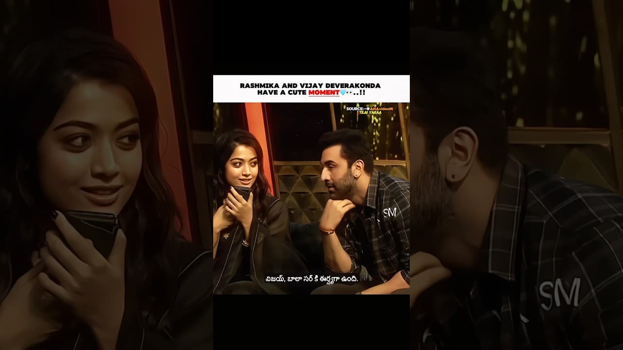 Fans Can’t Stop Smiling After This Rashmika & Vijay Clip ❤️🔥