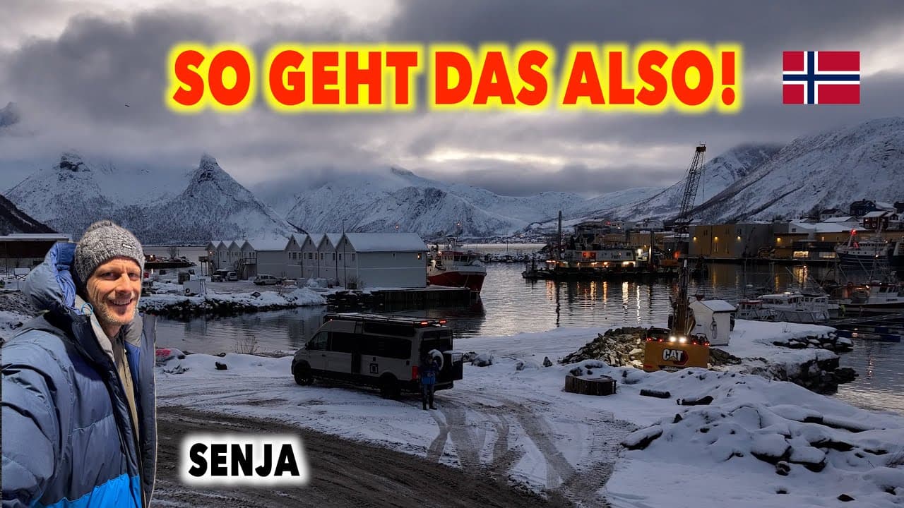 #1313 WINTER AUF SENJA und die Sache mit dem MAN TGE MOTOR | Husöy, Baltsfjorden, Tungeneset, Norge