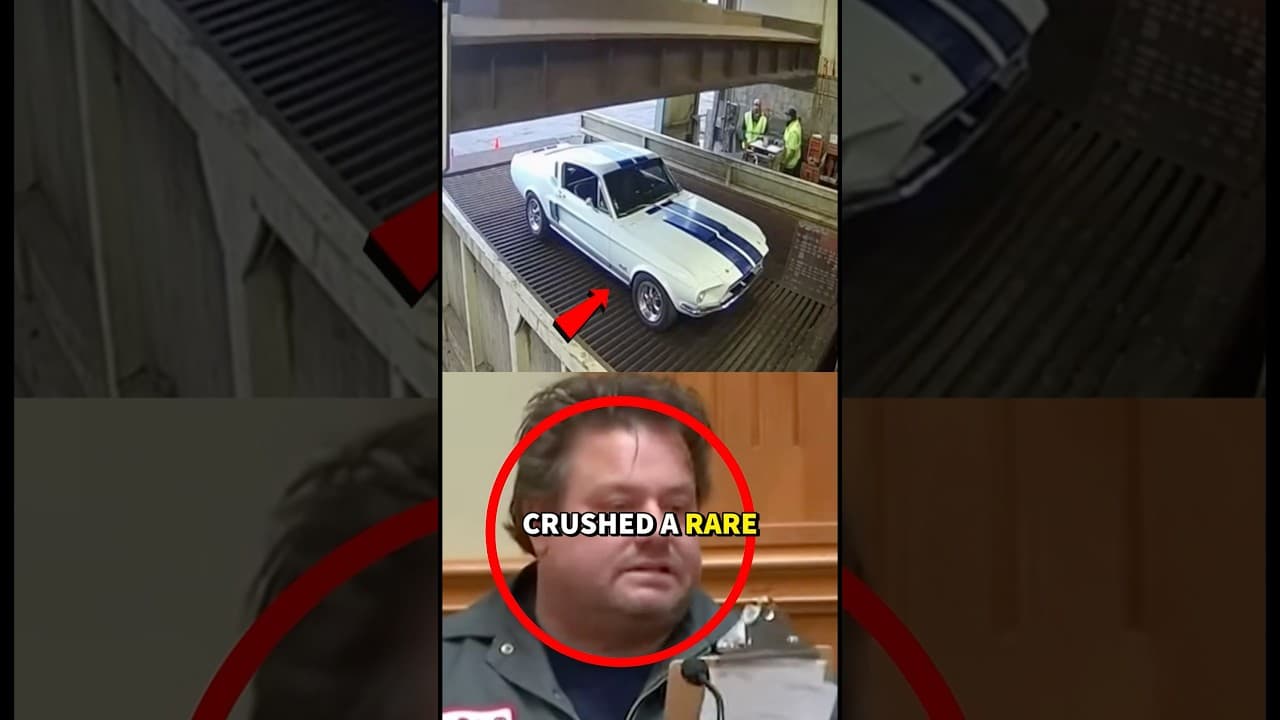 They Crushed a 250,000$ Shelby GT500 for 400$ 😳