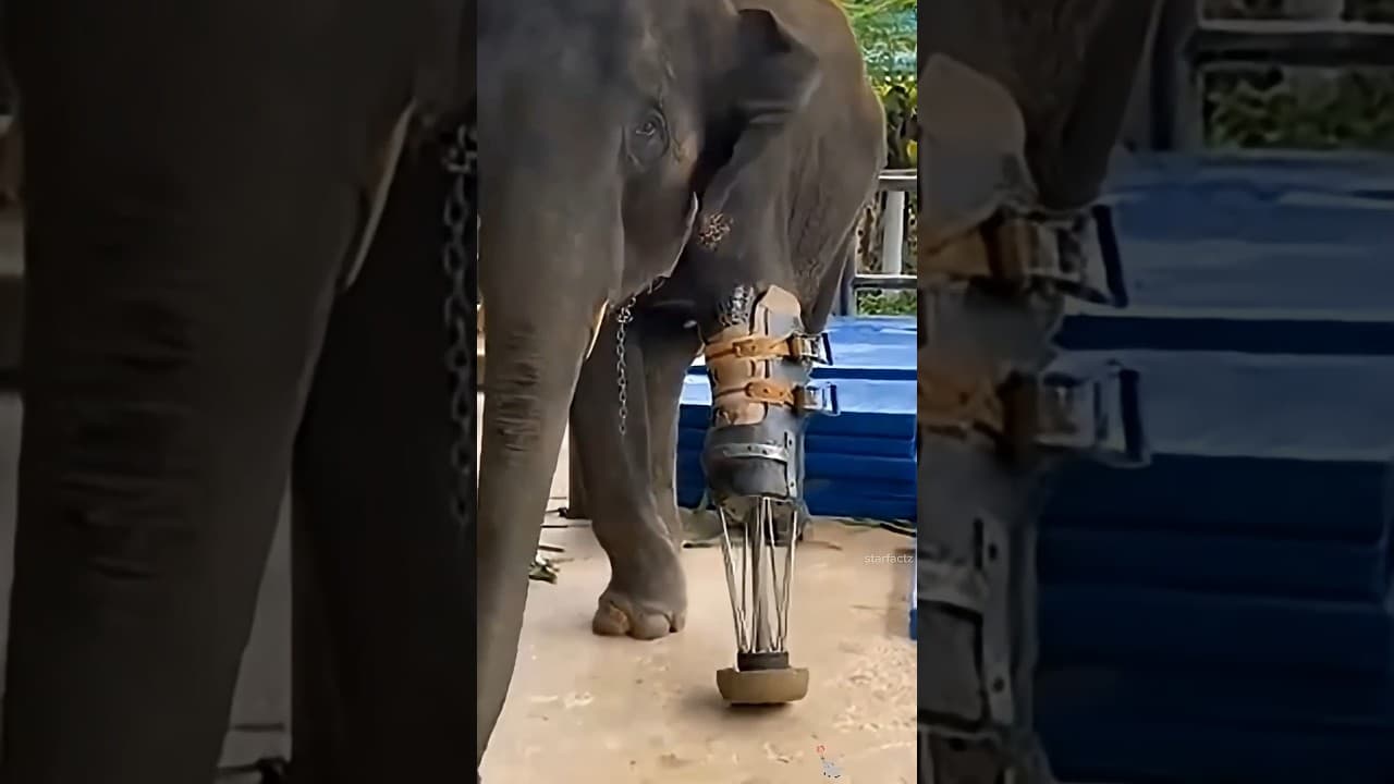 A Man Built a New Leg for His Elephant… What Happened Next Will Melt Your Heart 🐘❤️