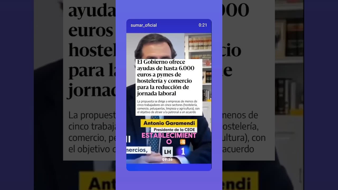 Silvia le pregunta a Garamendi el presidente de la CEOE sobre el salario minimo y esto contesta