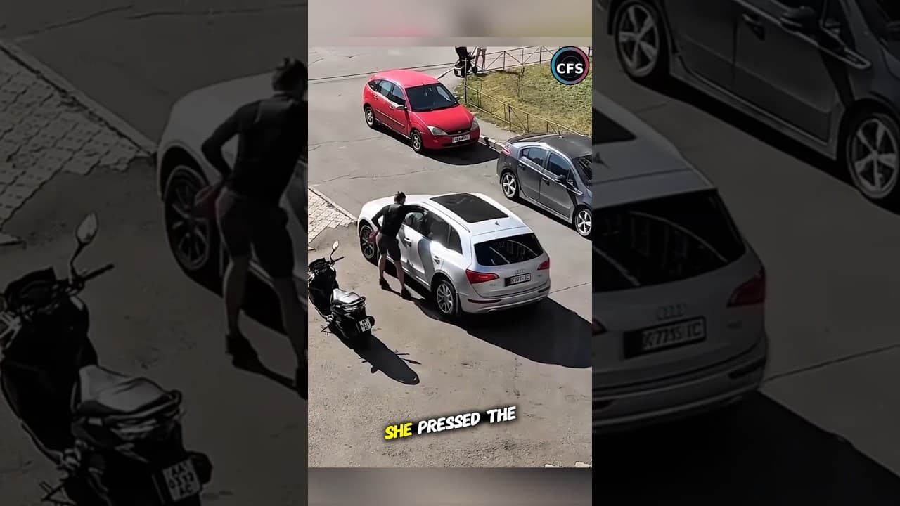 Smart Girl Traps Bike Thief😱 Clever Mind😨 #shorts #watchend