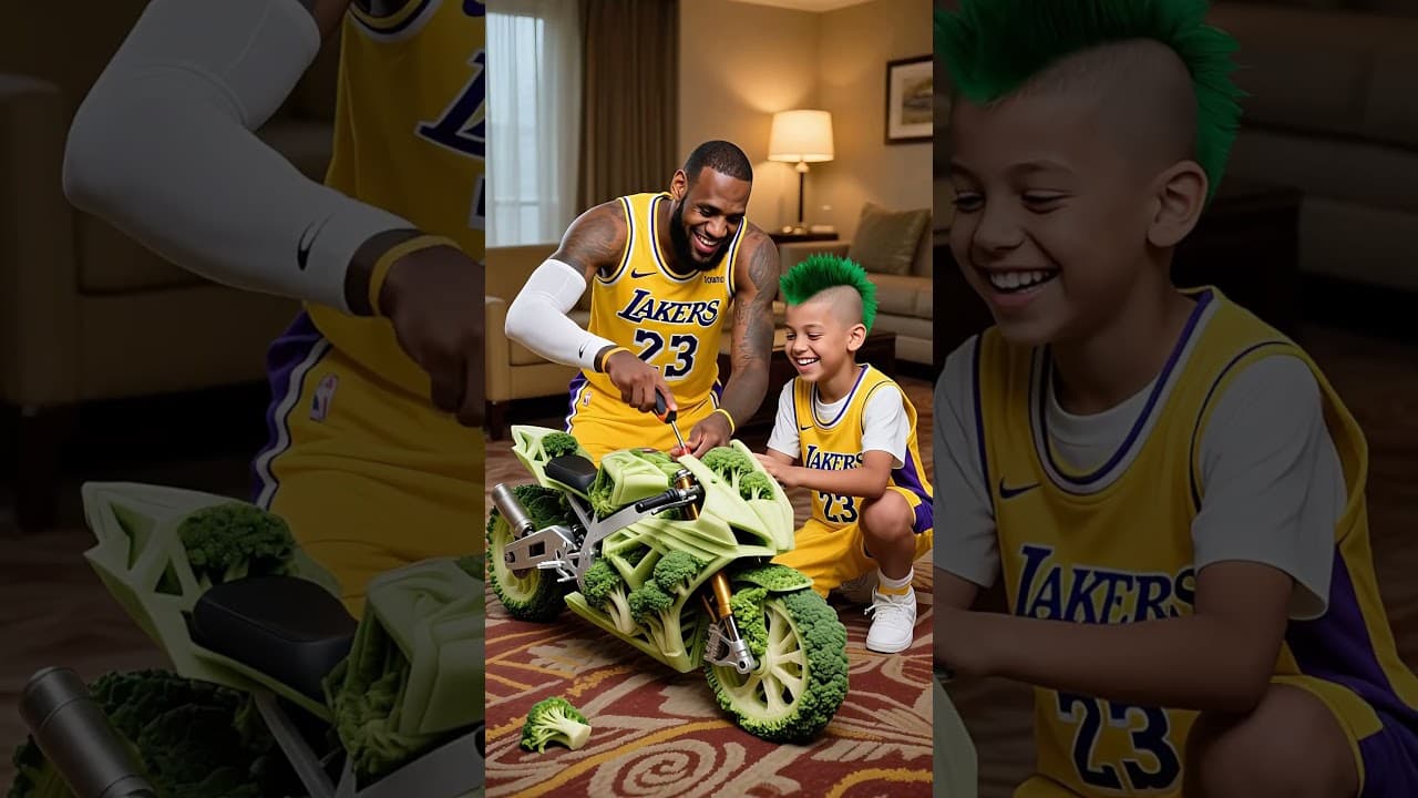 Curry STOLE LeBron’s SUPER BROCCOLI MOTORCYCLE! 🥦🏍️ This Ends BADLY! 💥 #lebronjames