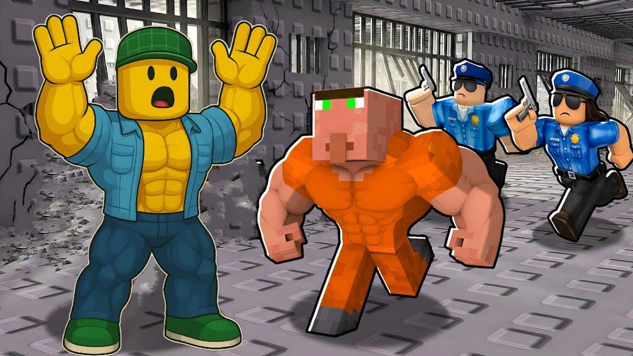 Rage I Kovalski Su Se Nabildali Da I Pobegli Iz Zatvora u Robloxu...