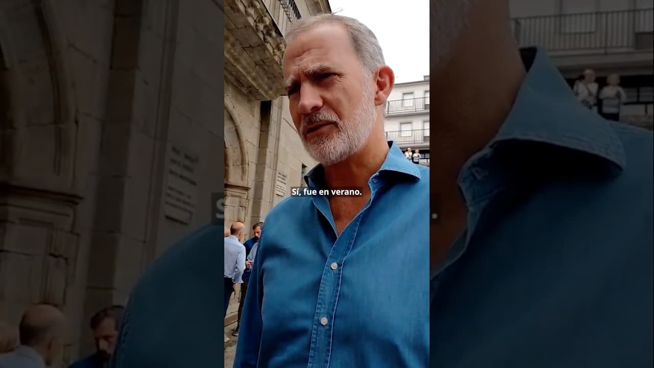 El Rey recuerda con los vecinos de Sanabria su paso por un campamento de verano durante su juventud